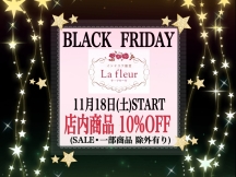 ★BLACK  FRIDAY★店内商品10%OFF！